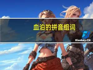 血泊的拼音组词（血泊的拼音）