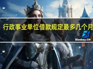 行政事业单位借款规定最多几个月还款