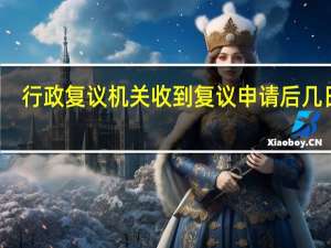 行政复议机关收到复议申请后几日内