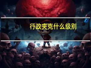 行政夹克什么级别