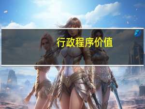 行政程序价值