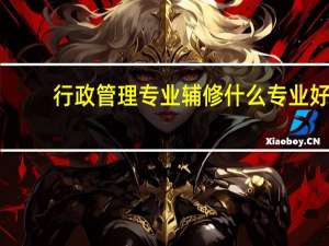 行政管理专业辅修什么专业好