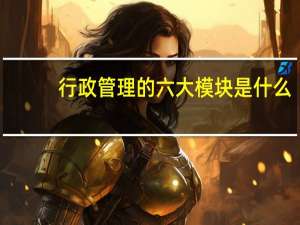 行政管理的六大模块是什么
