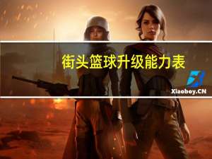 街头篮球升级能力表（街头篮球经验表）