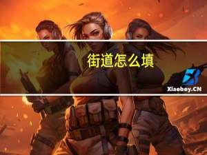 街道怎么填