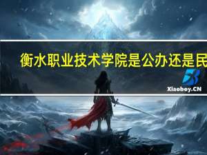 衡水职业技术学院是公办还是民办