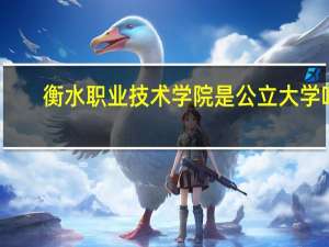 衡水职业技术学院是公立大学吗