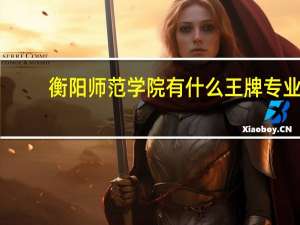 衡阳师范学院有什么王牌专业