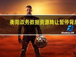 衡阳政务数据资源转让暂停背后：两年前已出台办法明确特许经营