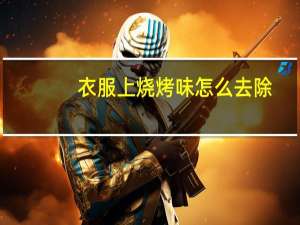 衣服上烧烤味怎么去除