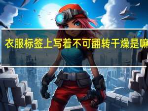 衣服标签上写着不可翻转干燥是嘛意思