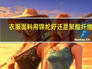衣服面料用锦纶好还是聚酯纤维好