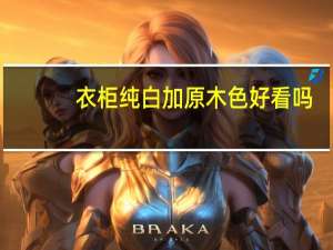 衣柜纯白加原木色好看吗