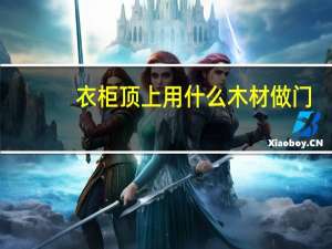 衣柜顶上用什么木材做门