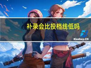 补录会比投档线低吗
