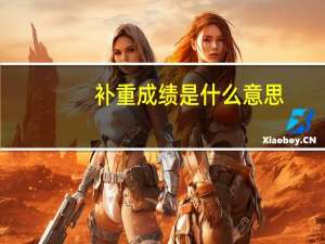 补重成绩是什么意思
