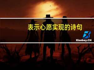 表示心愿实现的诗句