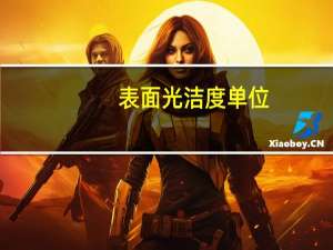 表面光洁度单位