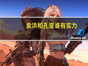 袁洪和孔宣谁有实力