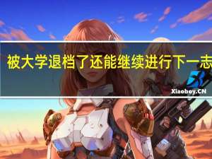 被大学退档了还能继续进行下一志愿吗