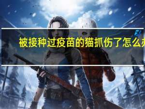 被接种过疫苗的猫抓伤了怎么办？有必要打一针