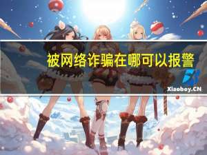 被网络诈骗在哪可以报警