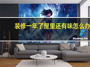 装修一年了屋里还有味怎么办