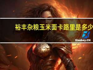 裕丰 杂粮玉米面卡路里是多少