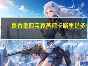 裹香皇 四宝裹蒸粽卡路里是多少