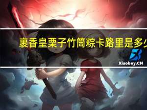 裹香皇 栗子竹筒粽卡路里是多少