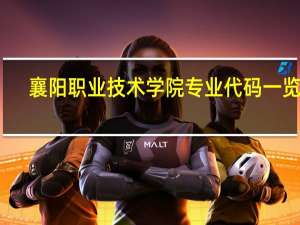 襄阳职业技术学院专业代码一览表