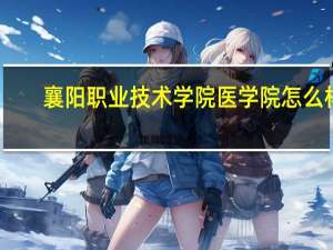 襄阳职业技术学院医学院怎么样