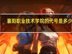 襄阳职业技术学院的代号是多少啊