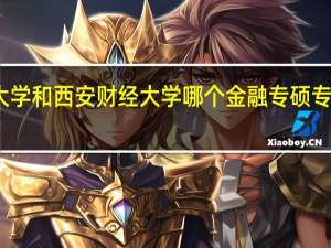 西北大学和西安财经大学哪个金融专硕专业更好一点