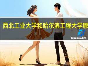 西北工业大学和哈尔滨工程大学哪个好