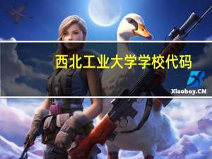 西北工业大学学校代码