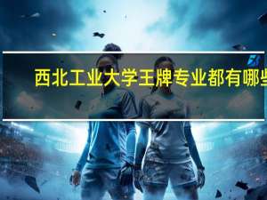 西北工业大学王牌专业都有哪些