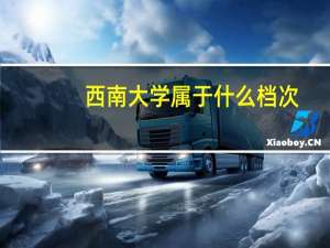 西南大学属于什么档次