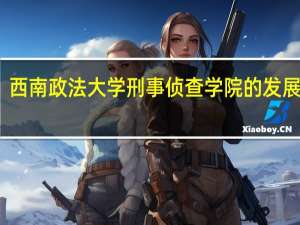 西南政法大学刑事侦查学院的发展历程