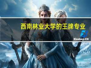 西南林业大学的王牌专业