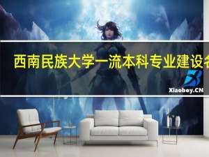 西南民族大学一流本科专业建设名单