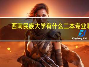 西南民族大学有什么二本专业啊