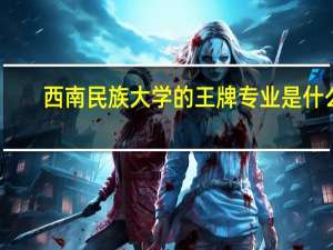 西南民族大学的王牌专业是什么