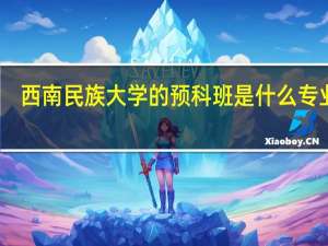西南民族大学的预科班是什么专业啊
