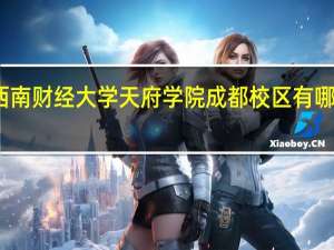 西南财经大学天府学院成都校区有哪些专业