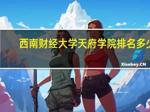 西南财经大学天府学院排名多少
