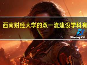 西南财经大学的双一流建设学科有哪些