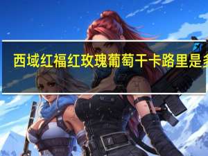 西域红福 红玫瑰葡萄干卡路里是多少