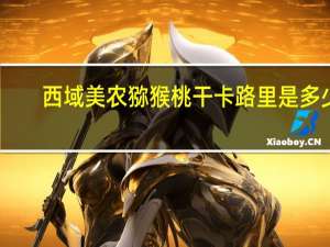 西域美农 猕猴桃干卡路里是多少