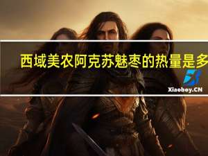 西域美农 阿克苏魅枣的热量是多少